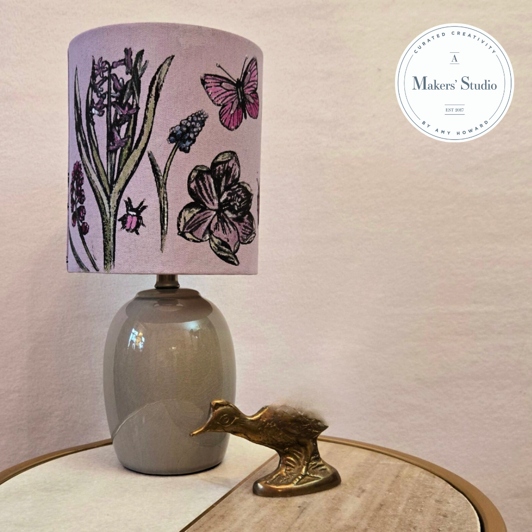 How to Transform a Lampshade with Paint & Mesh Stencils