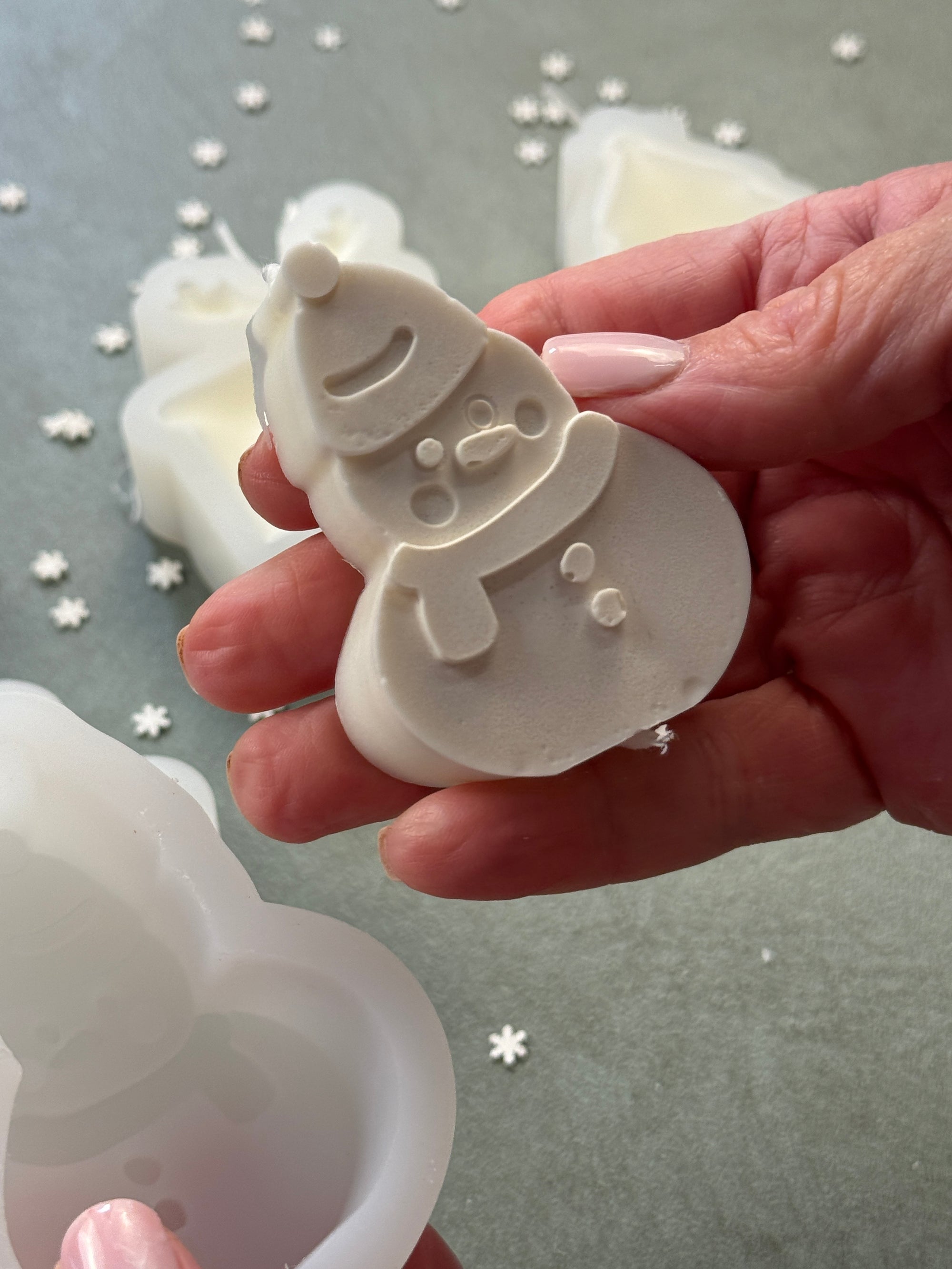 Merry Christmas Molds Set of 4