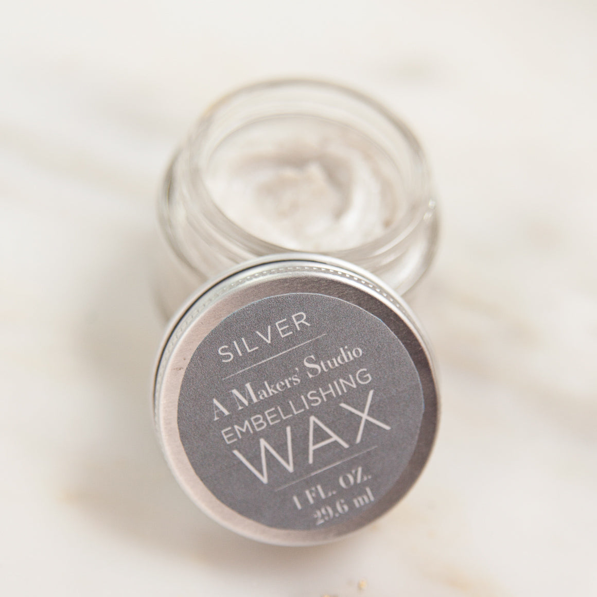 Silver Embellishing Wax - 1 oz.