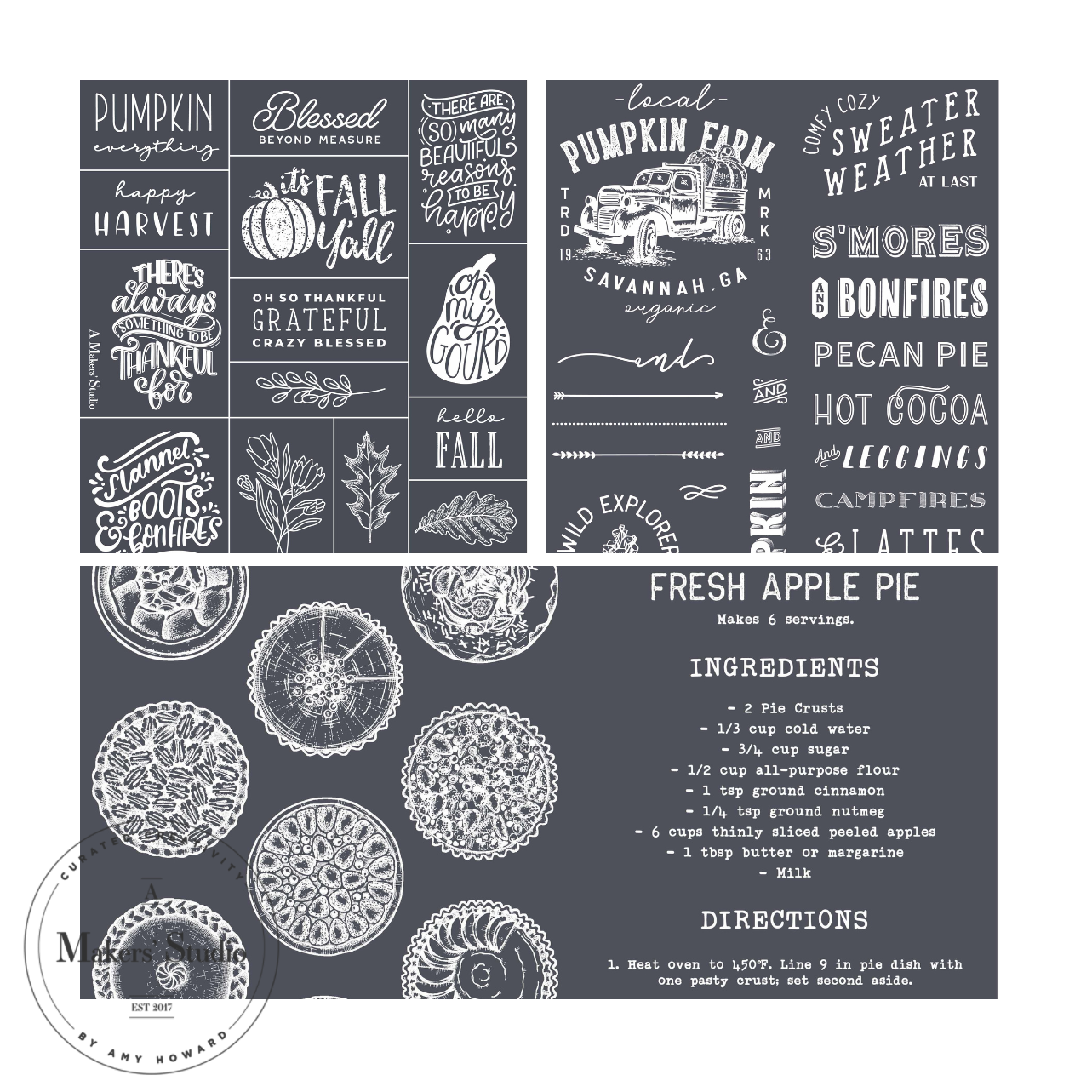 Fall Favorites Stencil Bundle