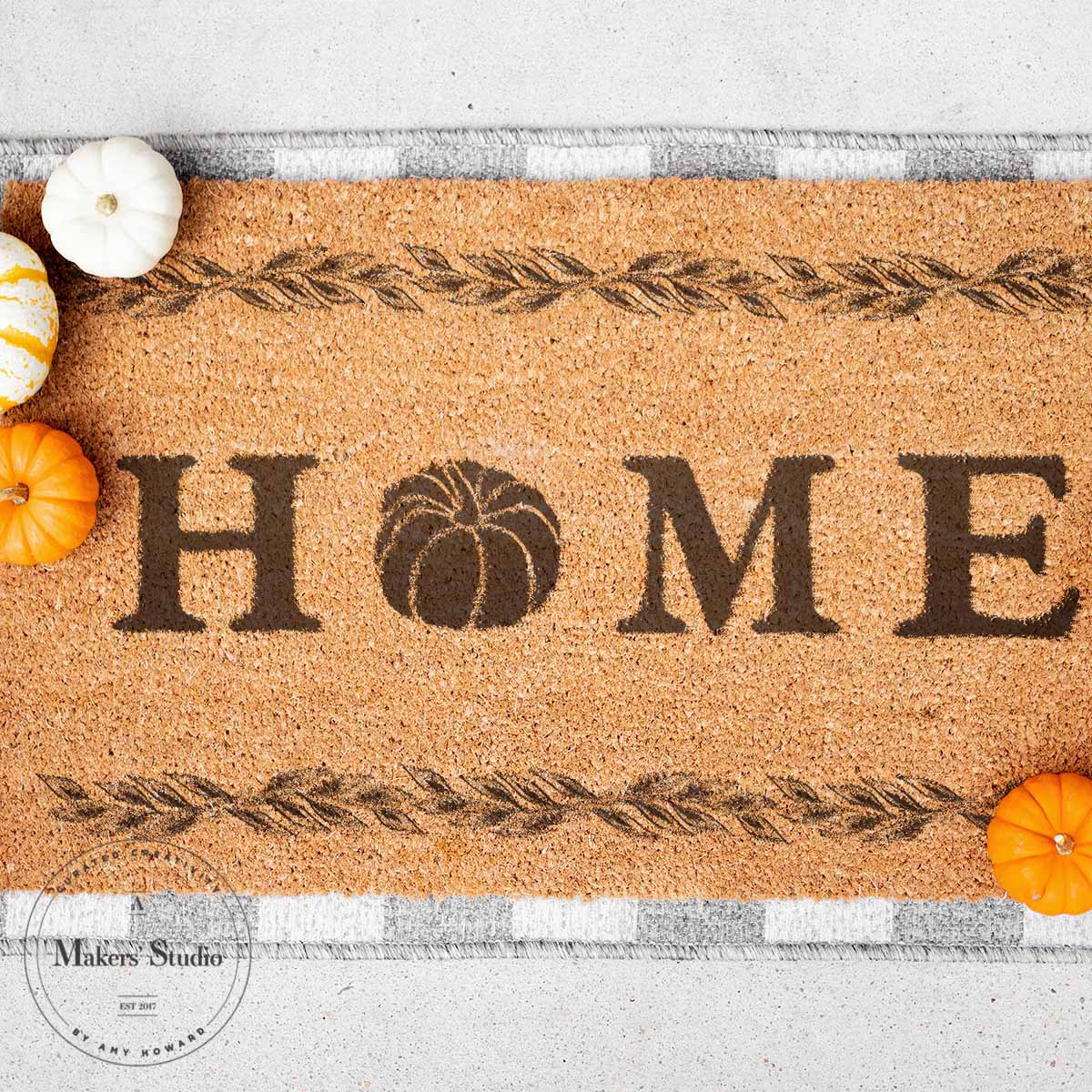 Fall Home - Mesh Stencil 12x12