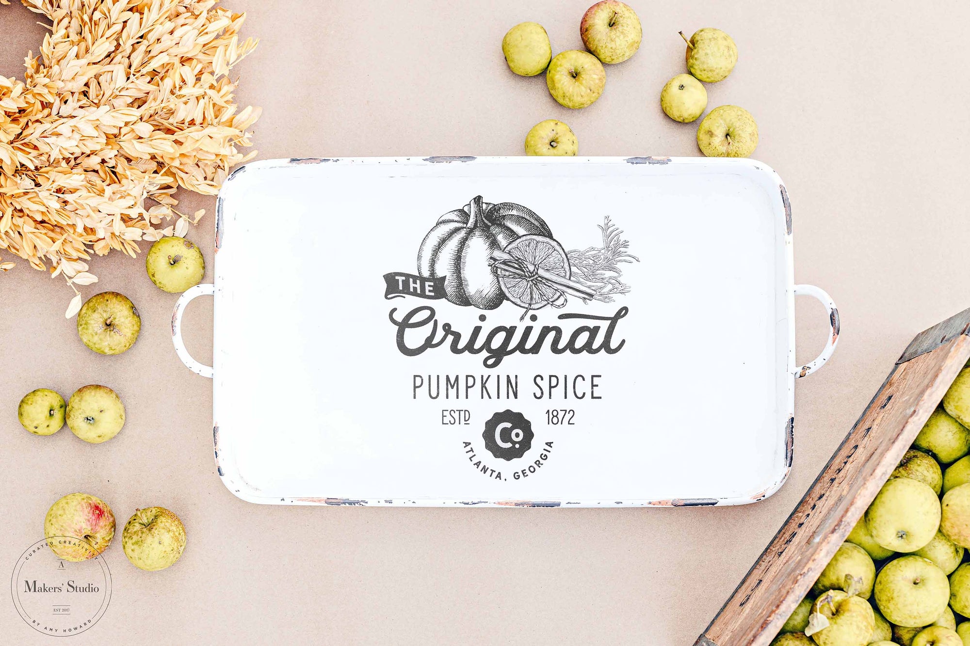 Pumpkin Spice - Mesh Stencil 12x24