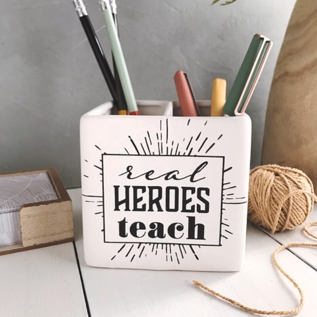 Real Heroes Teach - Mesh Stencil 2 pack 5.5x8.5