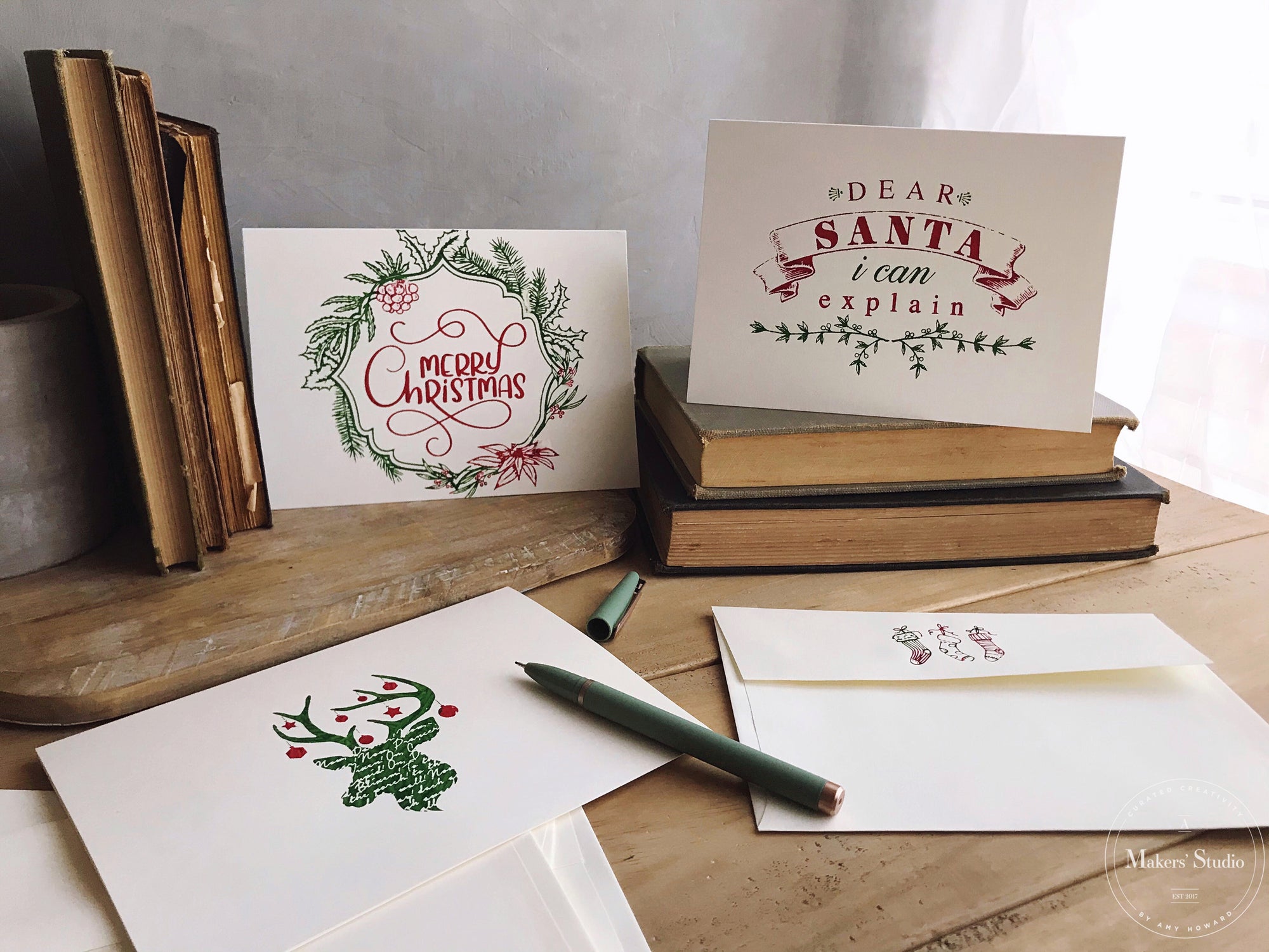 Santa Stationery Kit