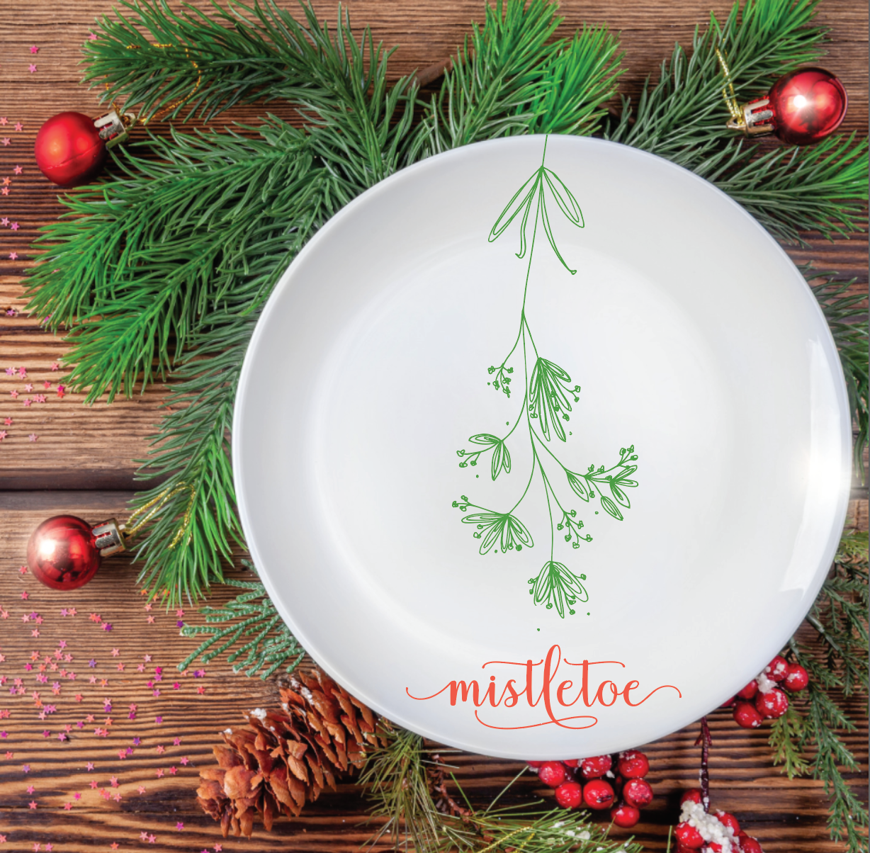 Mistletoe - Mesh Stencil 2 pack 5.5x8.5